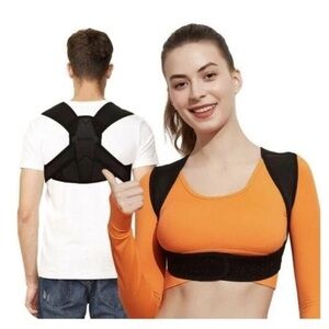 Caretras Posture Corrector Adjustable Upper Support Back Shoulder Brace Adult LG